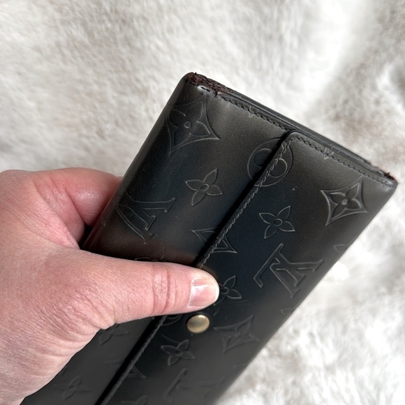 Louis Vuitton Gunmetal LV Monogram Long Wallet - Picture 10 of 11
